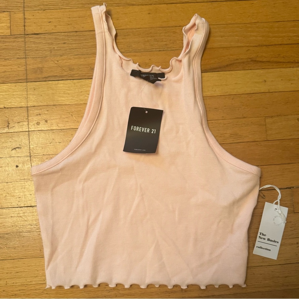 Forever 21 Light Pink Sleeveless Top
